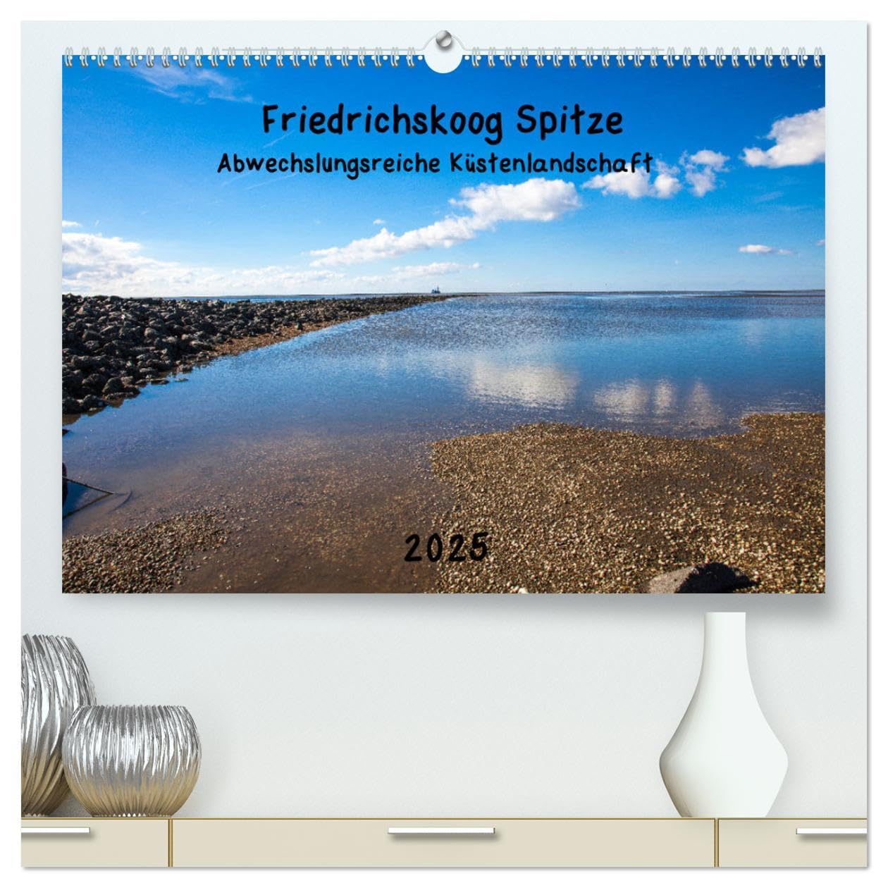 Friedrichskoog Spitze (hochwertiger Premium Wandkalender 2025 DIN A2 quer), Kunstdruck in Hochglanz: Abwechslungsreiche Küstenlandschaft Leisure, Home & Garden