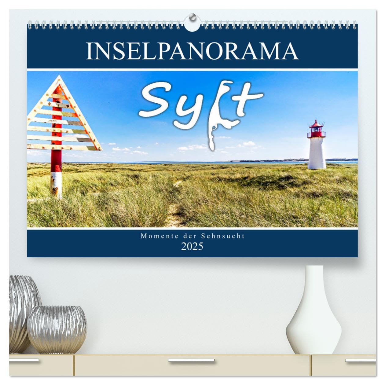 SYLT Inselpanorama (hochwertiger Premium Wandkalender 2025 DIN A2 quer), Kunstdruck in Hochglanz Leisure, Home & Garden