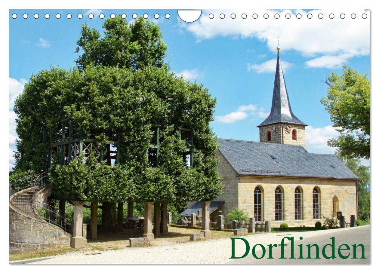 Dorflinden (Wandkalender 2025 DIN A4 quer), CALVENDO Monatskalender: Eine Tour über 12 Stationen zu den imposantesten Dorflinden Deutschlands (CALVENDO Natur) Leisure, Home & Garden