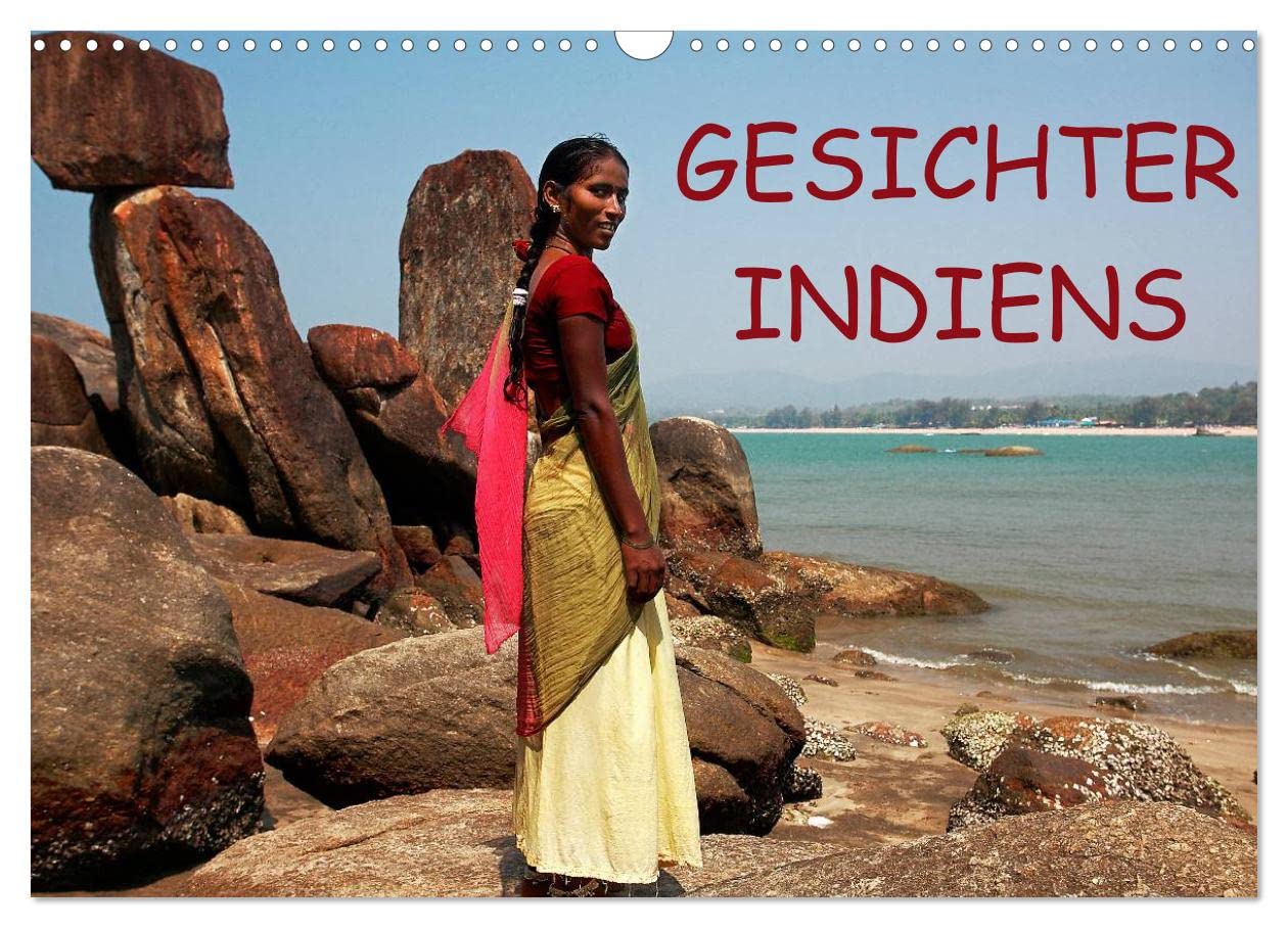 Gesichter Indiens (Wandkalender 2025 DIN A3 quer), CALVENDO Monatskalender: Die vielfältigen Gesichter und Menschen der indischen Kultur (CALVENDO Orte) Leisure, Home & Garden
