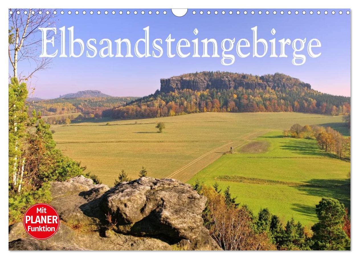 Elbsandsteingebirge (Wandkalender 2025 DIN A3 quer), CALVENDO Monatskalender: Die sächsische Schweiz von ihren schönsten Seiten. (CALVENDO Orte) Leisure, Home & Garden