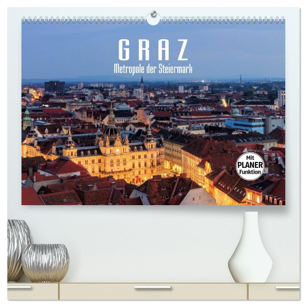 Graz - Metropole der Steiermark (hochwertiger Premium Wandkalender 2025 DIN A2 quer), Kunstdruck in Hochglanz: Streifzug durch die Hauptstadt der Steiermark (CALVENDO Orte) Leisure, Home & Garden