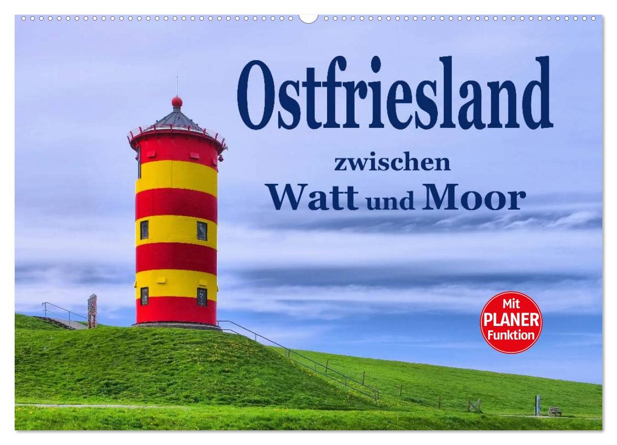 Ostfriesland - zwischen Watt und Moor (Wandkalender 2025 DIN A2 quer), CALVENDO Monatskalender: Eine Bilderreise durch die Ostfriesische Halbinsel (CALVENDO Orte) Leisure, Home & Garden