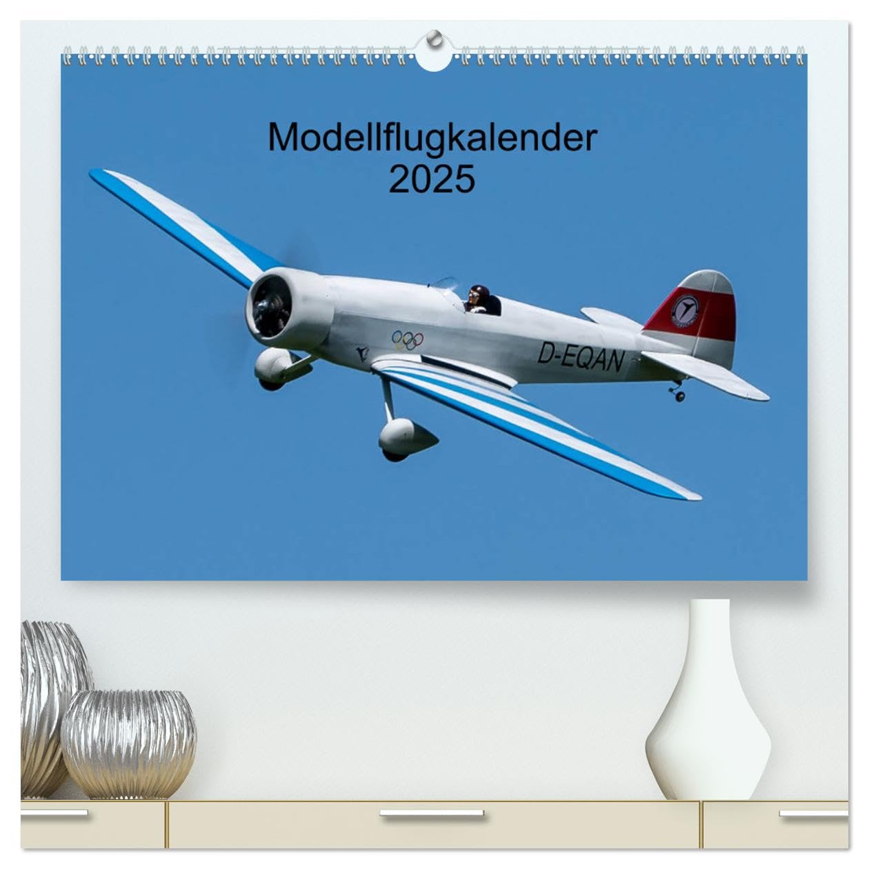 Modellflugkalender 2025 (hochwertiger Premium Wandkalender 2025 DIN A2 quer), Kunstdruck in Hochglanz: Modellflugzeuge in der Luft. (CALVENDO Hobbys) Leisure, Home & Garden