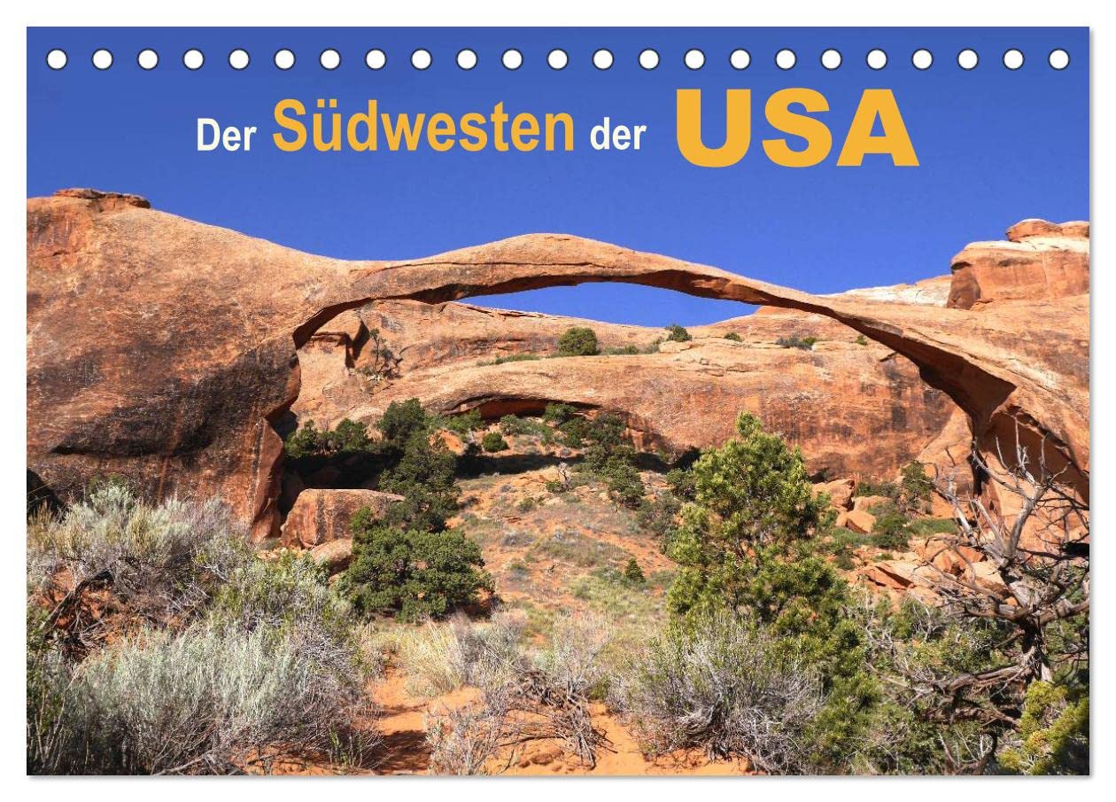 Der Südwesten der USA (Tischkalender 2025 DIN A5 quer), CALVENDO Monatskalender: Wüste, Wälder und Canyons von Kalifornien bis Utah. (CALVENDO Orte) Leisure, Home & Garden