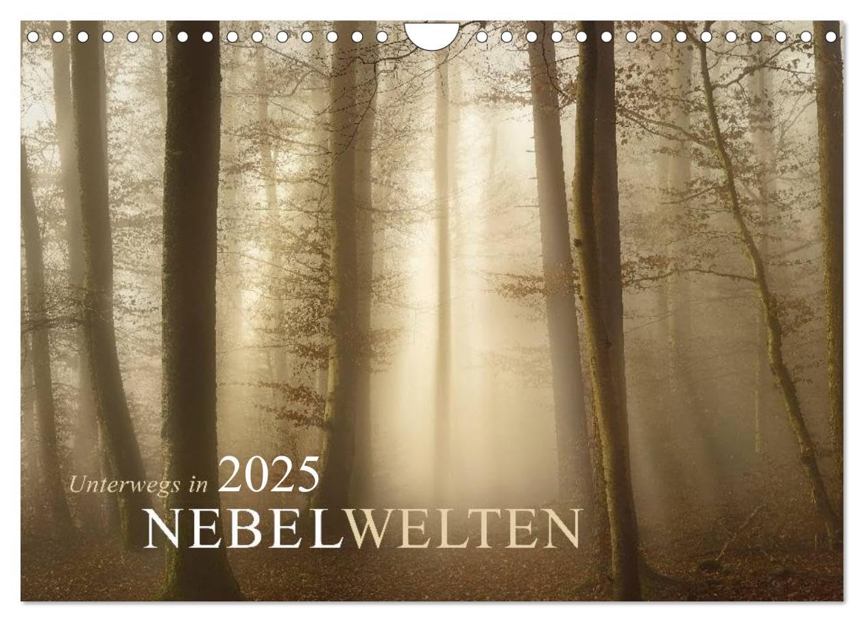 Unterwegs in Nebelwelten (Wandkalender 2025 DIN A4 quer), CALVENDO Monatskalender: Unterwegs in zauberhaften Nebellandschaften (CALVENDO Natur) Leisure, Home & Garden