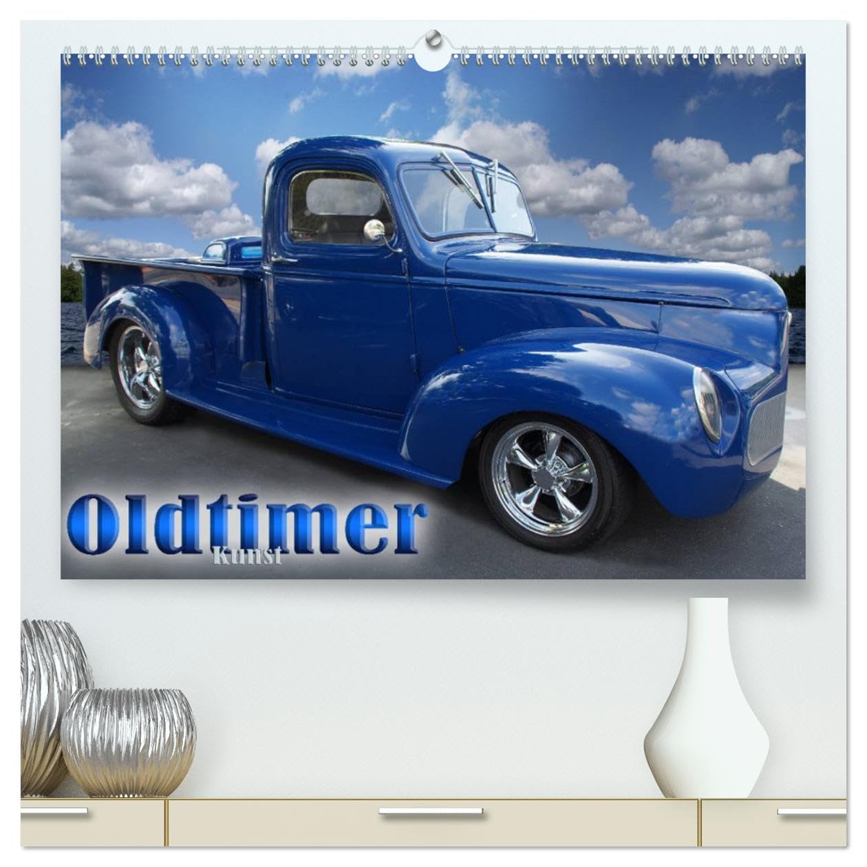 Oldtimer-Kunst (hochwertiger Premium Wandkalender 2025 DIN A2 quer), Kunstdruck in Hochglanz: Oldtimer durch Fotokunst perfekt in Szene gesetzt (CALVENDO Mobilitaet) Leisure, Home & Garden