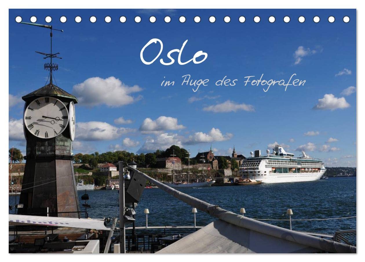 Oslo im Auge des Fotografen (Tischkalender 2025 DIN A5 quer), CALVENDO Monatskalender: Oslo, zwischen Bergen und Meer (CALVENDO Orte) Leisure, Home & Garden