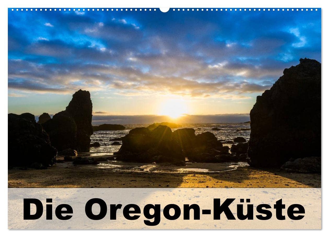 Die Oregon-Küste (Wandkalender 2025 DIN A2 quer), CALVENDO Monatskalender Books