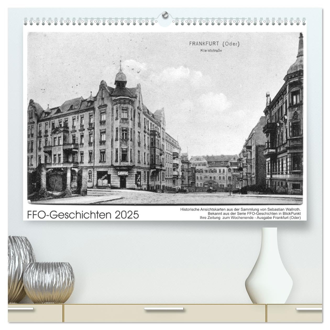 FFO-Geschichten. Historische Ansichtskarten aus Frankfurt (hochwertiger Premium Wandkalender 2025 DIN A2 quer), Kunstdruck in Hochglanz: Bekannt aus ... - Ausgabe Frankfurt (Oder) (CALVENDO Orte) Leisure, Home & Garden