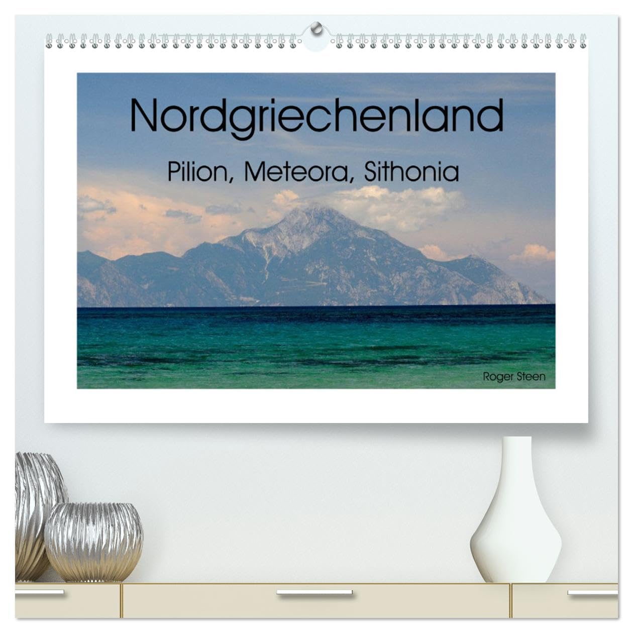 Nordgriechenland – Pilion, Meteora, Sithonia (hochwertiger Premium Wandkalender 2025 DIN A2 quer), Kunstdruck in Hochglanz: Kommen Sie mit auf eine ... im Norden von Griechenland. (CALVENDO Natur) Leisure, Home & Garden
