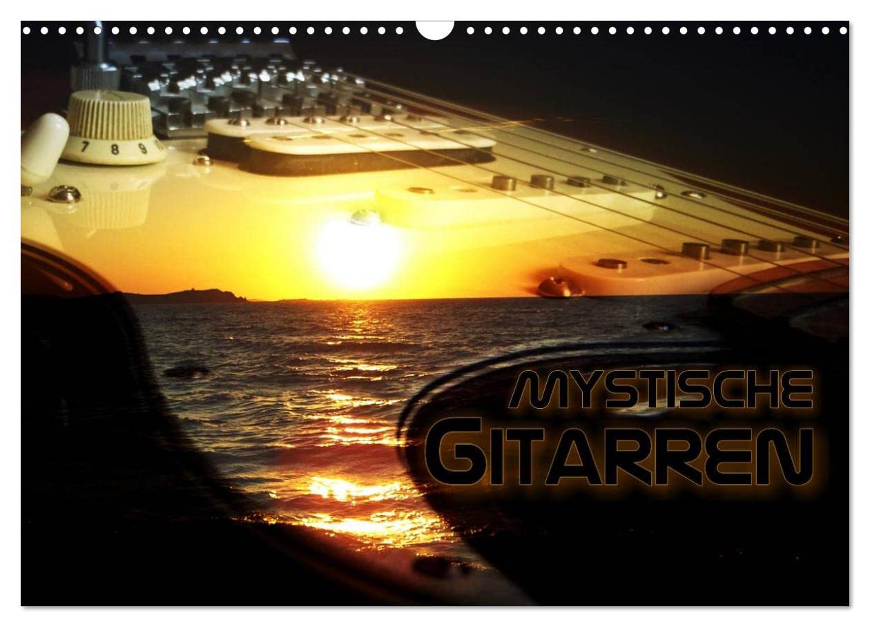 Mystische Gitarren (Wandkalender 2025 DIN A3 quer), CALVENDO Monatskalender: Gitarren präsentiert im außergewöhnlichen Kontext. (CALVENDO Kunst) Leisure, Home & Garden