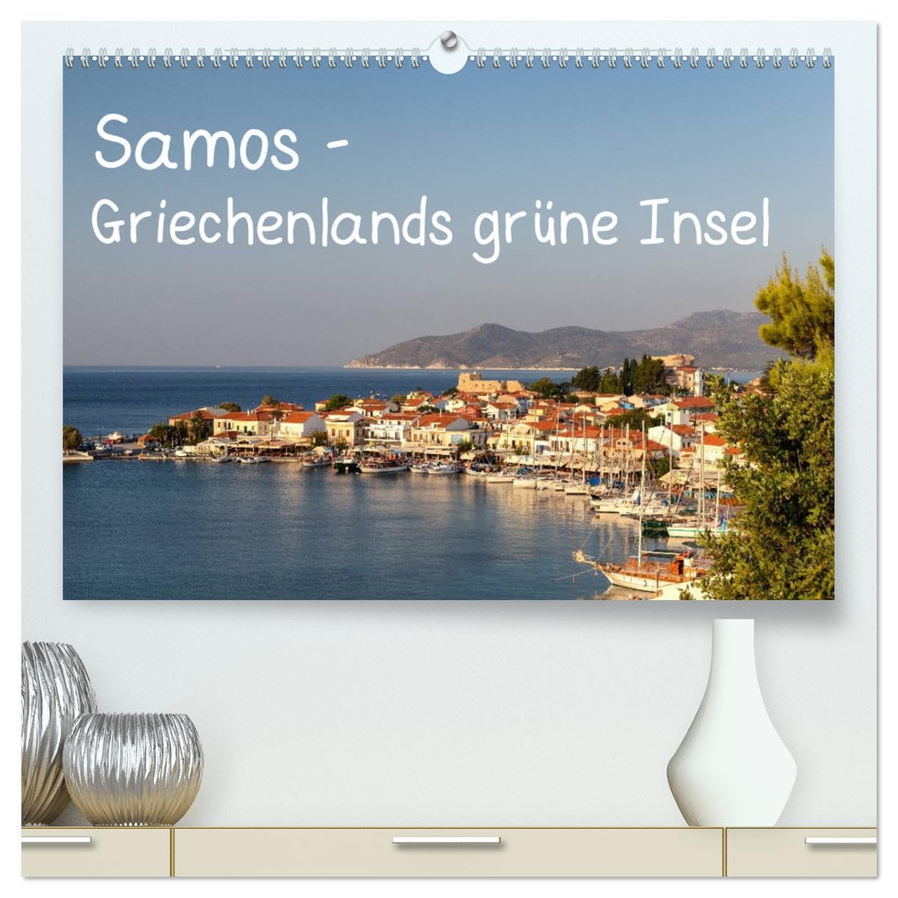 Samos - Griechenlands grüne Insel (hochwertiger Premium Wandkalender 2025 DIN A2 quer), Kunstdruck in Hochglanz: Samos - Diese grüne Oase der ... Wandern gleichermaßen ein. (CALVENDO Orte) Leisure, Home & Garden