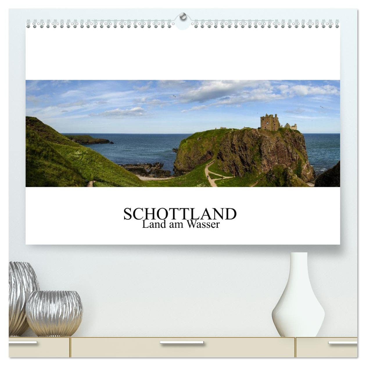 Schottland - Land am Wasser (hochwertiger Premium Wandkalender 2025 DIN A2 quer), Kunstdruck in Hochglanz: Schottland - Land am Wasser - Panoramabilder (CALVENDO Orte) Leisure, Home & Garden
