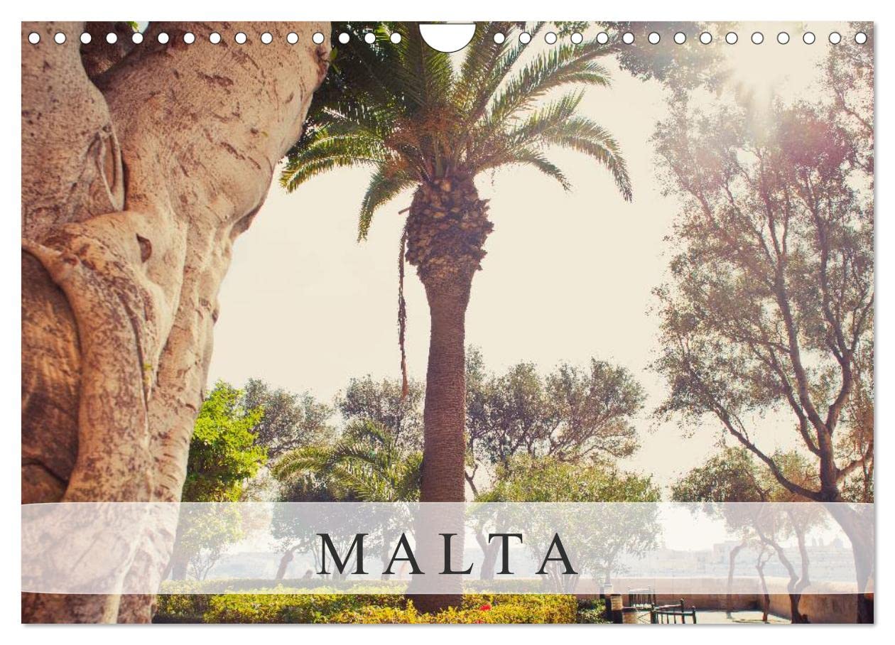 Malta (Wandkalender 2025 DIN A4 quer), CALVENDO Monatskalender: Malta - mediterranes Flair für zu Hause (CALVENDO Orte) Film, Art & Culture