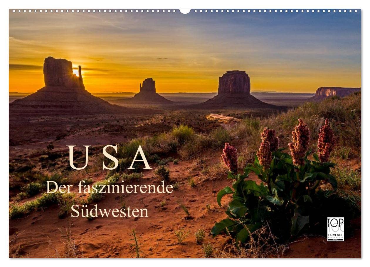 USA Der faszinierende Südwesten (Wandkalender 2025 DIN A2 quer), CALVENDO Monatskalender: Natur und Städte, die Highlights des Südwestens der USA (CALVENDO Natur) Leisure, Home & Garden
