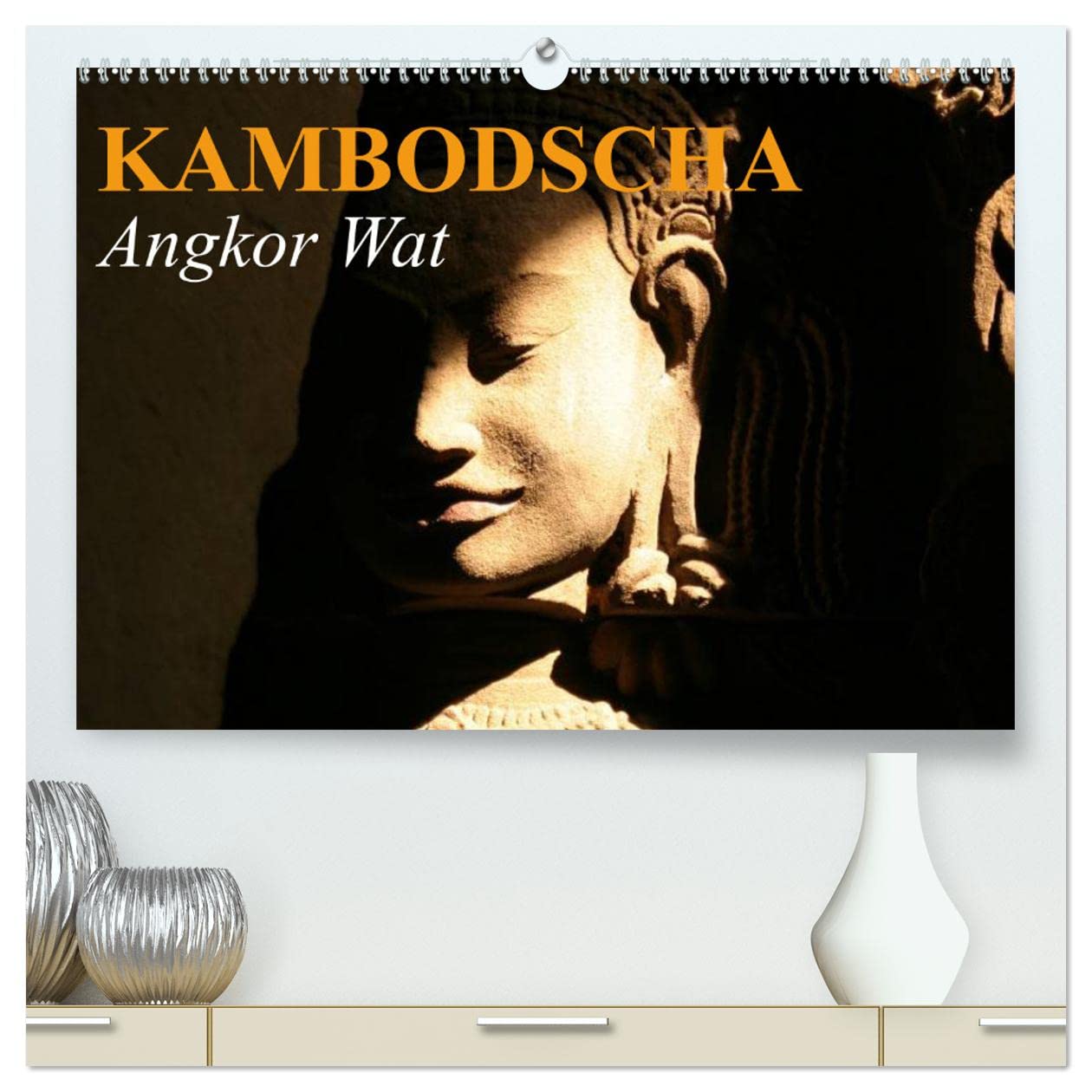 Kambodscha • Angkor Wat (hochwertiger Premium Wandkalender 2025 DIN A2 quer), Kunstdruck in Hochglanz: Atemberaubende Wunderwerke im Land der Götter (CALVENDO Orte) Living & Furnishing