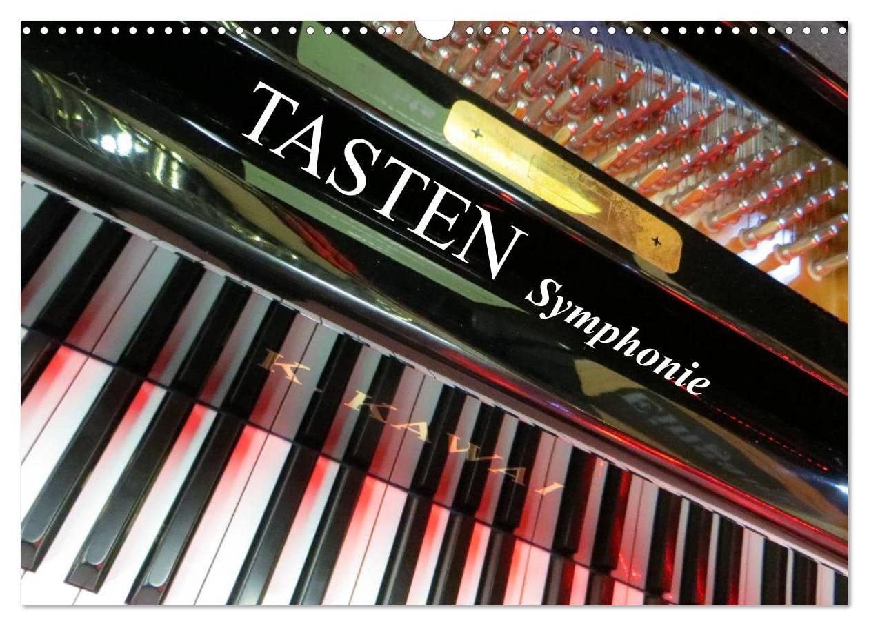 TASTEN Symphonie (Wandkalender 2025 DIN A3 quer), CALVENDO Monatskalender: Tasteninstrumente aus ungewohnten Perspektiven fotografiert. (CALVENDO Kunst) Film, Art & Culture