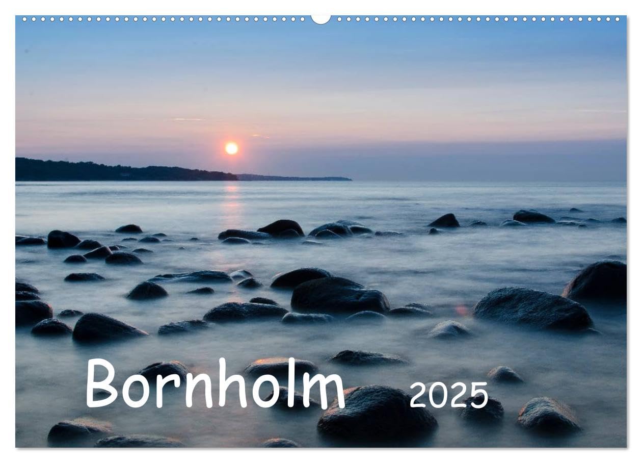 Bornholm (Wandkalender 2025 DIN A2 quer), CALVENDO Monatskalender: Die Lichter einer Insel (CALVENDO Natur) Leisure, Home & Garden