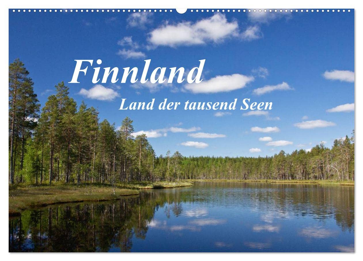 Finnland - Land der tausend Seen (Wandkalender 2025 DIN A2 quer), CALVENDO Monatskalender: Eine Reise in das östlichste Land Skandinaviens (CALVENDO Orte) Leisure, Home & Garden