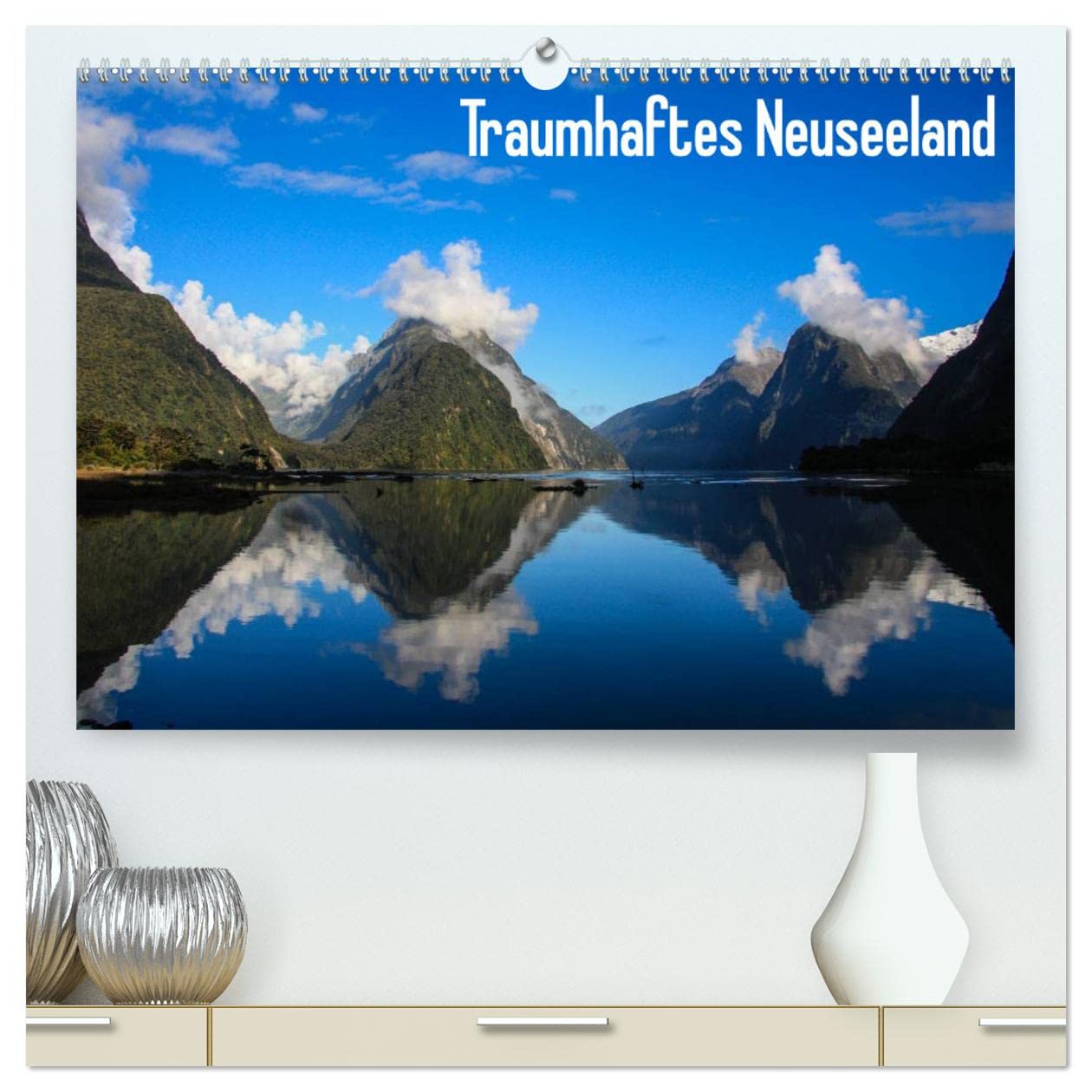 Traumhaftes Neuseeland (hochwertiger Premium Wandkalender 2025 DIN A2 quer), Kunstdruck in Hochglanz: Atemberaubende Aufnahmen von der Nord- und Südinsel (CALVENDO Orte) Leisure, Home & Garden