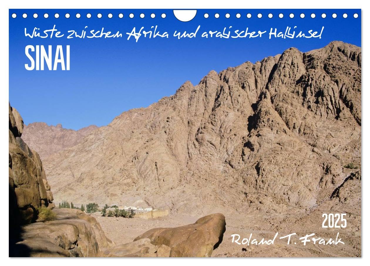 Sinai-Wüste (Wandkalender 2025 DIN A4 quer), CALVENDO Monatskalender Leisure, Home & Garden