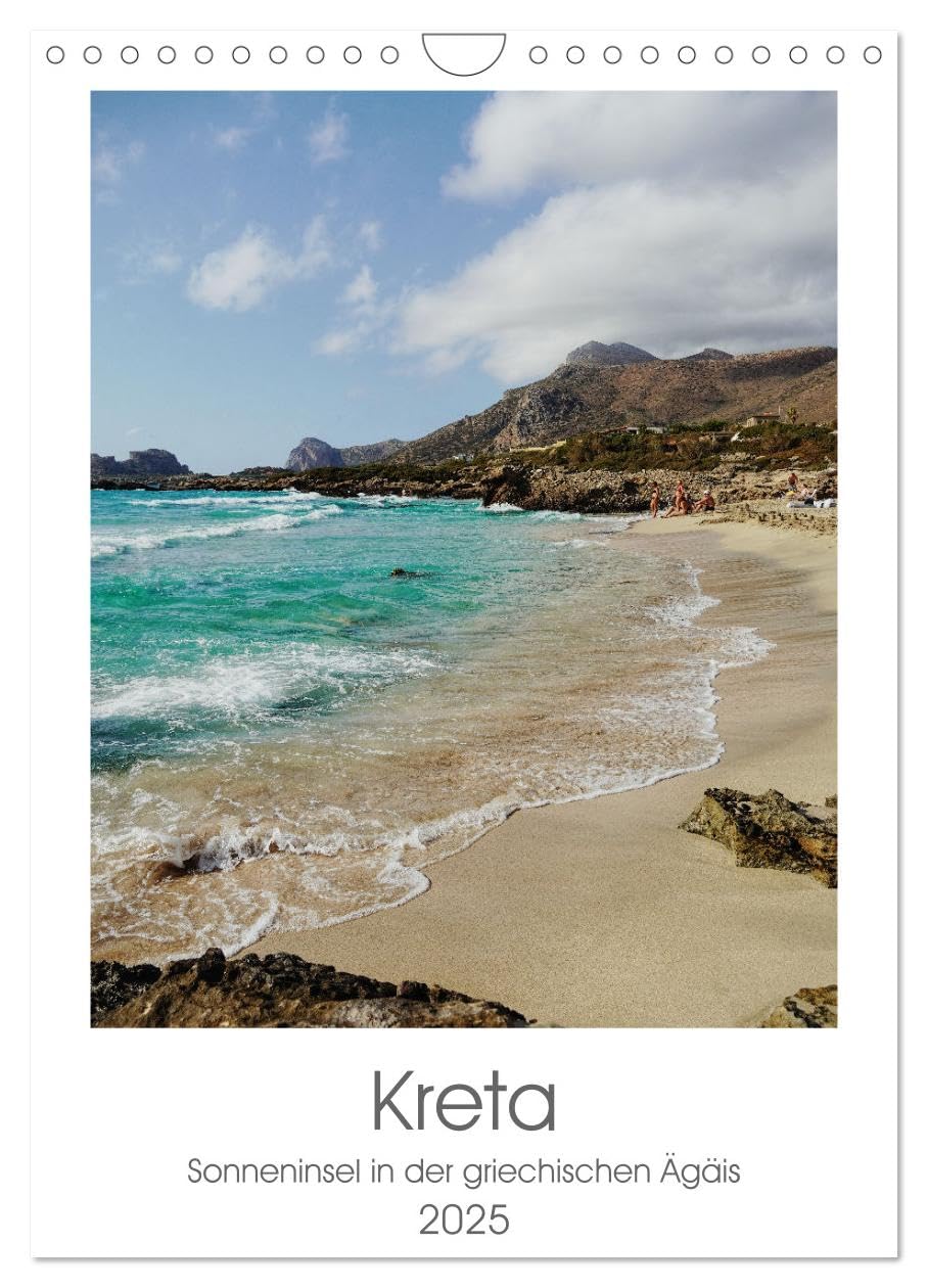 Kreta (Wandkalender 2025 DIN A4 hoch), CALVENDO Monatskalender Film, Art & Culture
