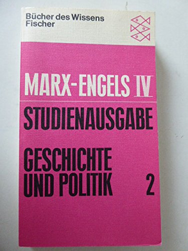Studienausgabe, Band 4: Geschichte und Politik 2 Books