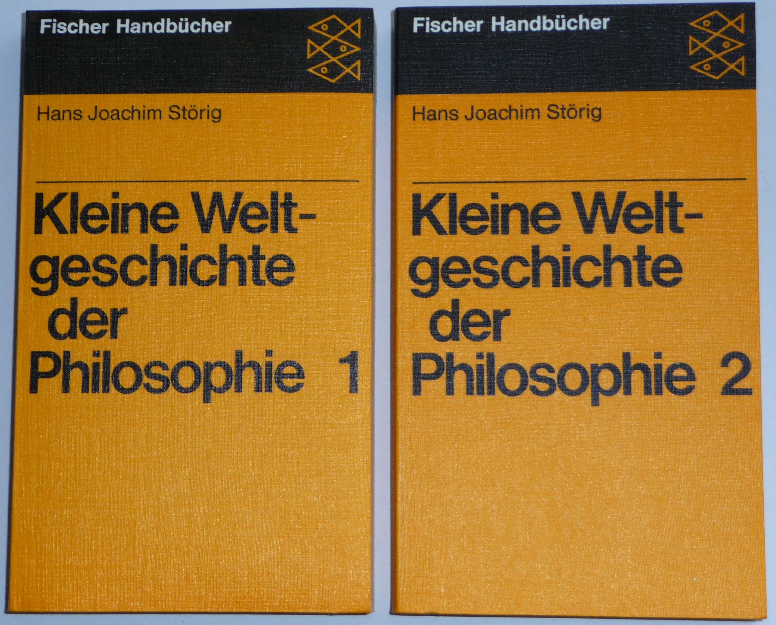 Fischer Handbücher: Kleine Weltgeschichte der Philosophie in zwei Bänden. Band 1 und 2 Books
