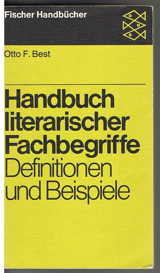 Handbuch literarischer Fachbegriffe: Definitionen und Beispiele Contemporary literature