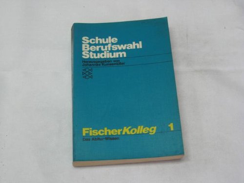 Schule, Berufswahl, Studium Books