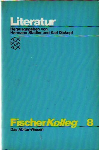 Fischer Kolleg 8 Literatur (Das Abitur - Wissen) Books