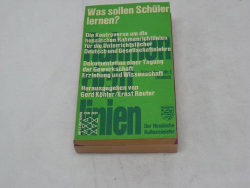 Was sollen Schüler lernen? : Books
