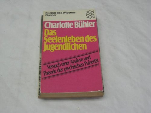 Das Seelenleben Des Jugendlichen: Versuch E. Analyse U. Theorie D. Psych. Pubertat. Books