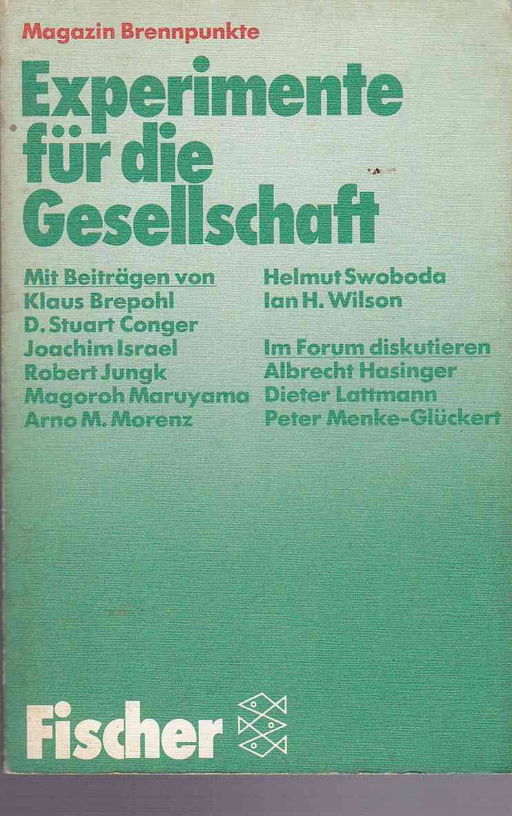 Product Image: Experimente für die Gesellschaft.