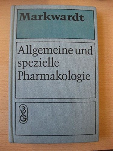Allgemeine und spezielle Pharmakologie book