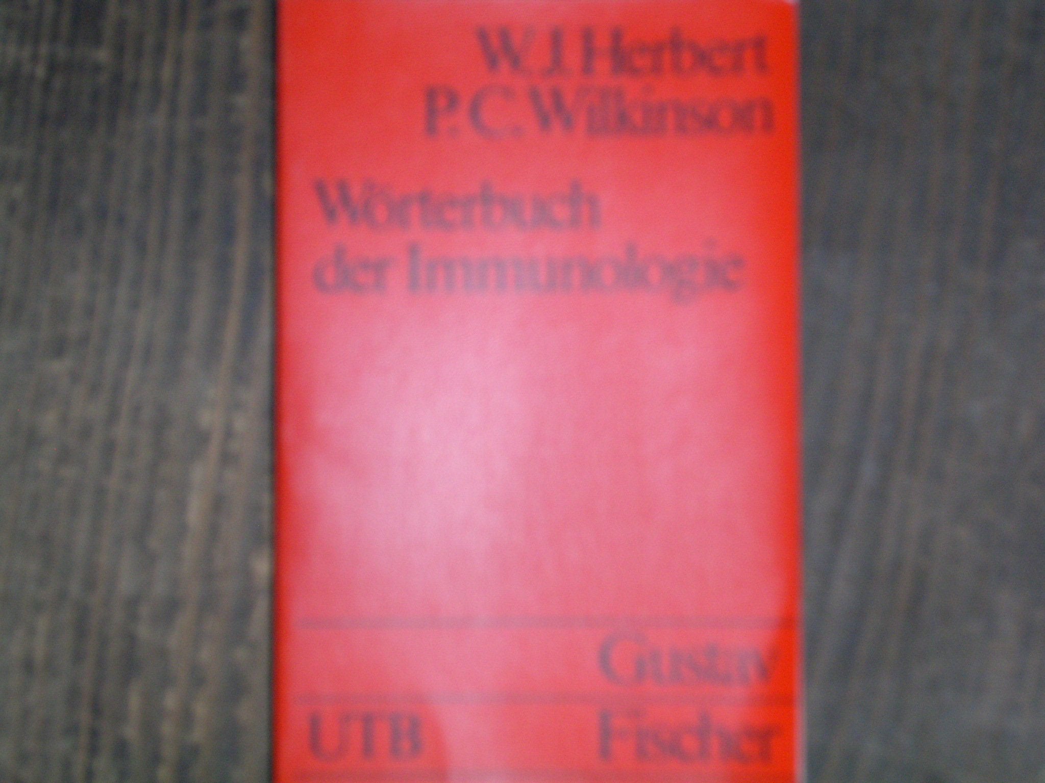 Product Image: Wörterbuch der Immunologie.