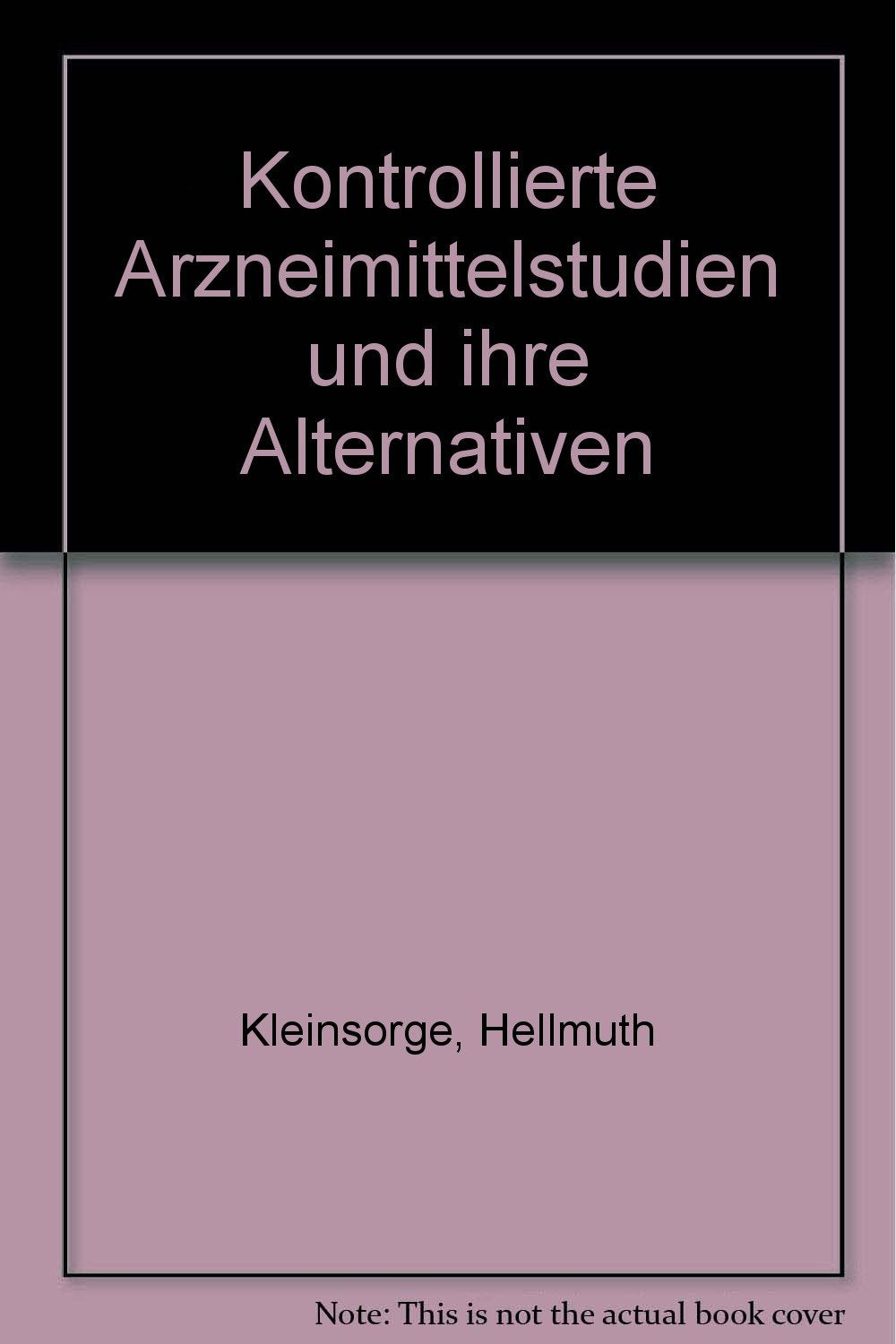 Product Image: Kontrollierte Arzneimittelstudien und ihre Alternativen