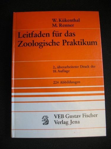 Leitfaden für das Zoologische Praktikum Books