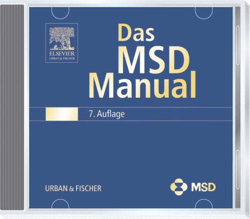 Product Image: MSD Manual der Diagnostik und Therapie. CD-ROM Version 7.0