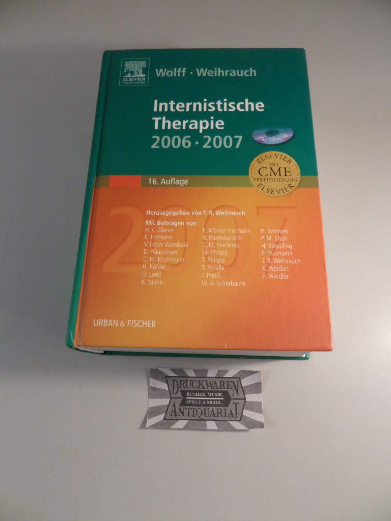 Wolff/Weihrauch, Internistische Therapie 06/07: Kombi-Paket (Buch und CD-ROM) Medicine