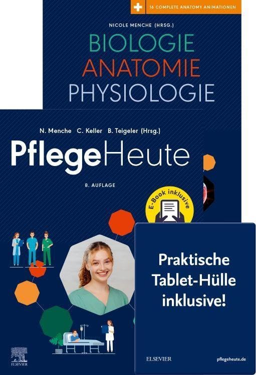 Set Pflege Heute 8. A + eBook und BAP 10.A. + e-Book mit Tabletcase Medicine