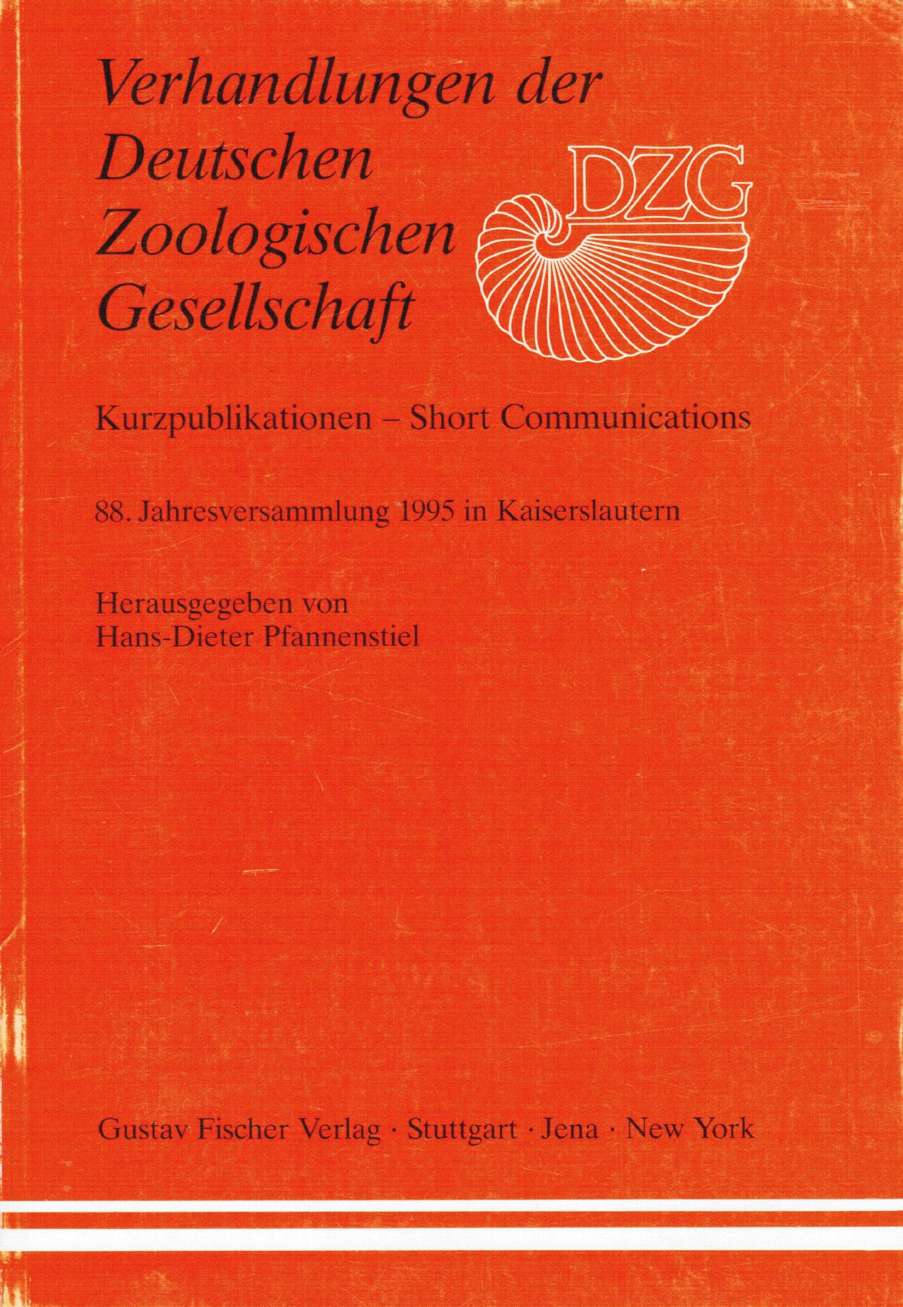 Deutsche Zoologische Gesellschaft: [Verhandlungen der Deutschen Zoologischen Gesellschaft. Books