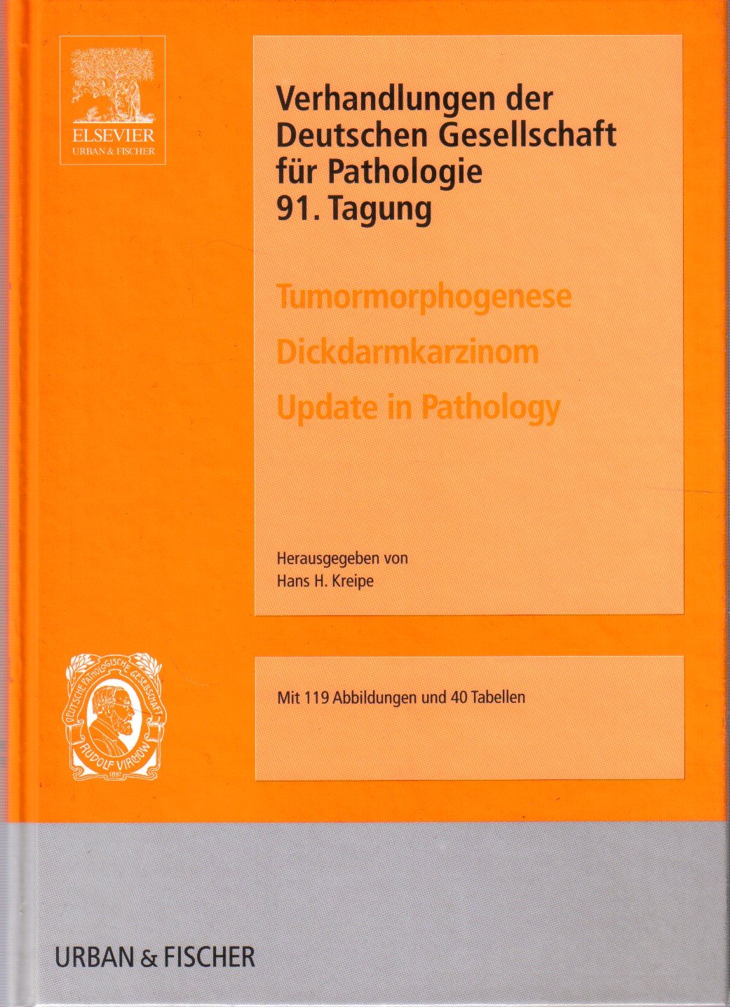 Verhandlungen der Deutsche Gesellschaft fur Pathologie Medicine