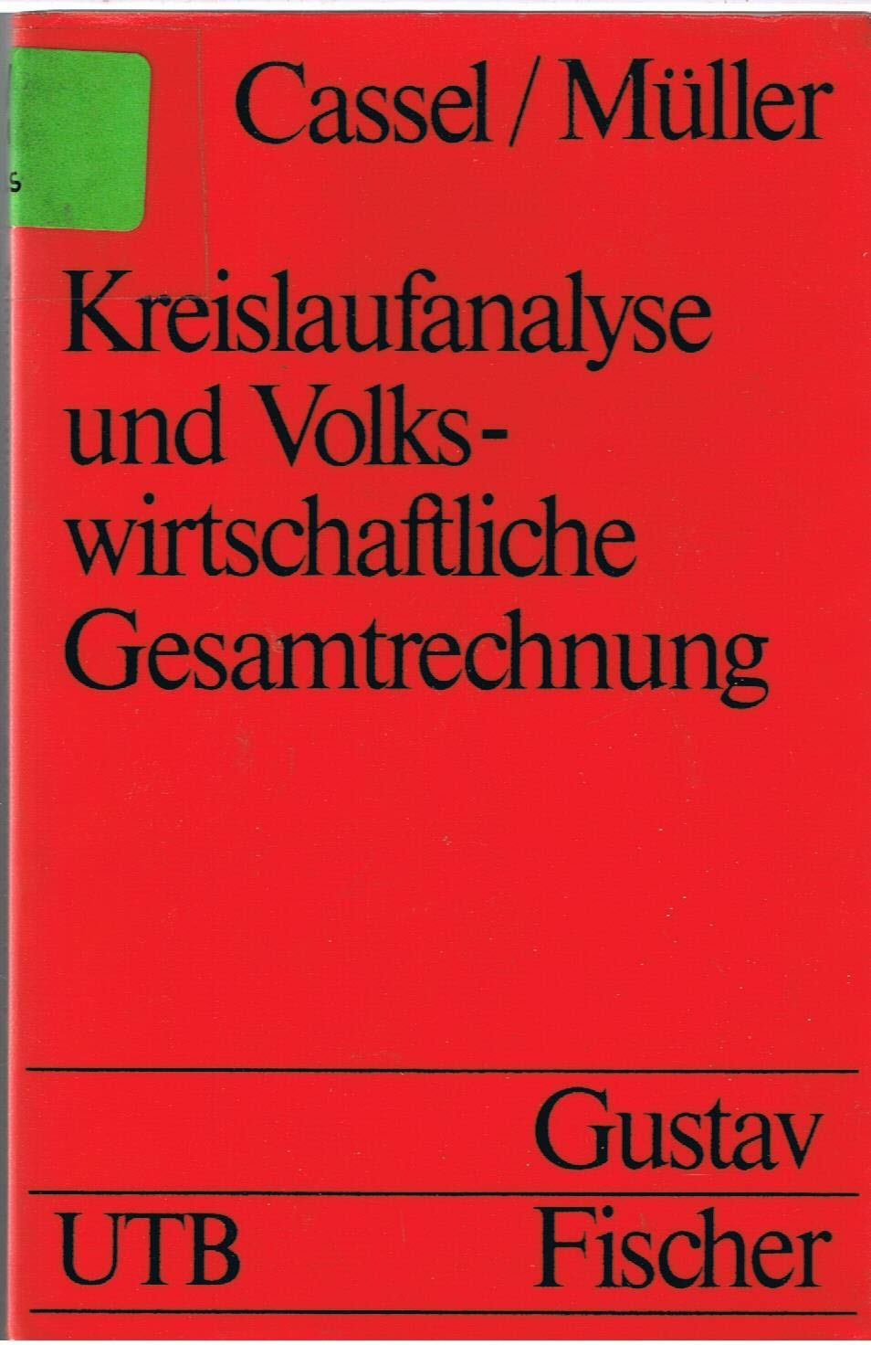Kreislaufanalyse und Volkswirtschaftliche Analyse Books