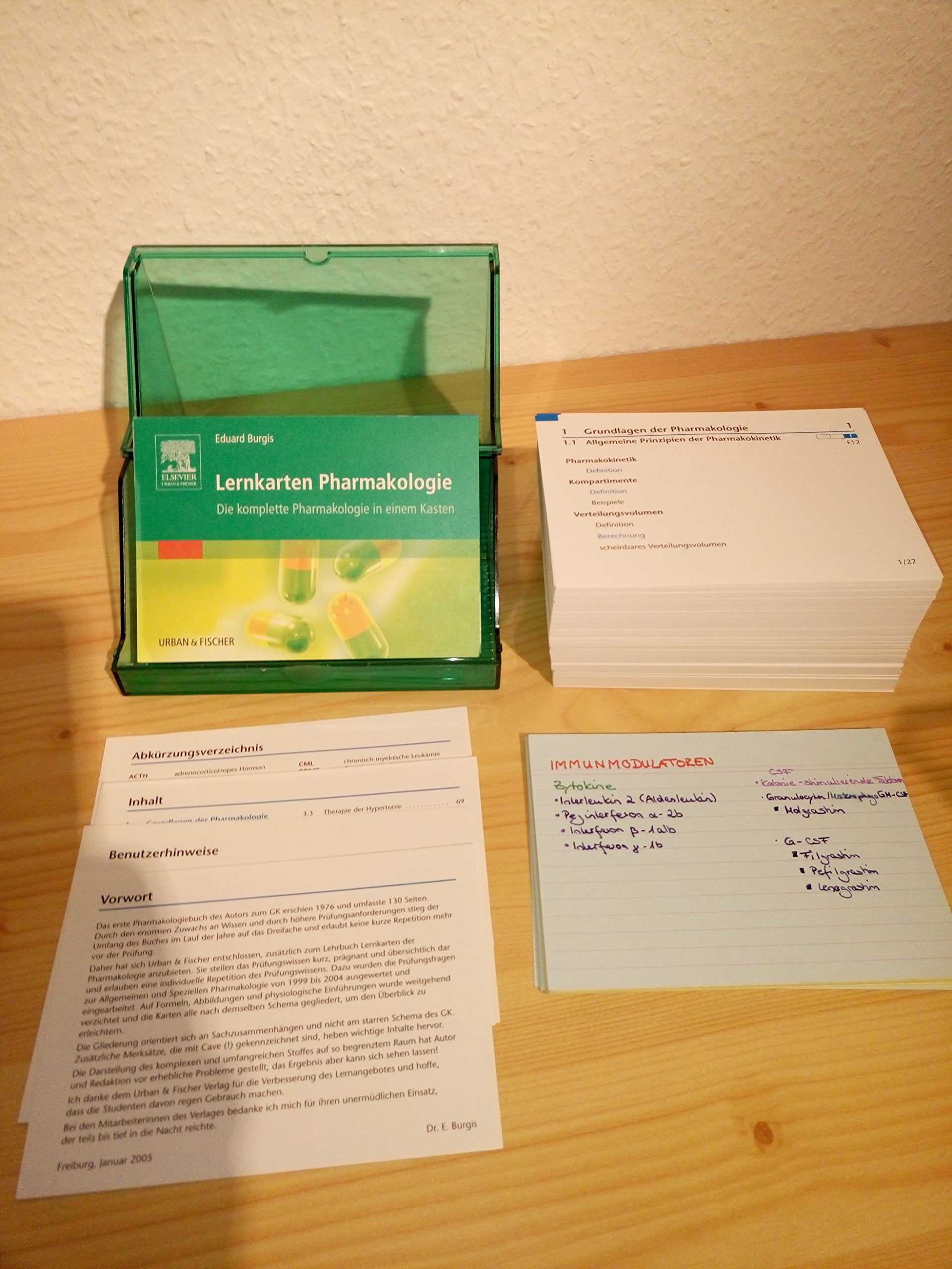 Lernkarten Pharmakologie: Die komplette Pharmakologie in einem Kasten Medicine