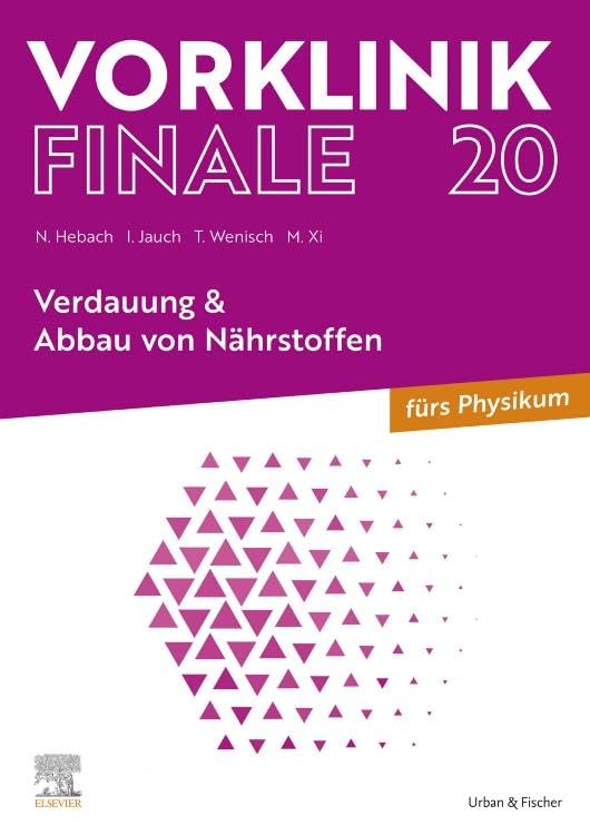 Vorklinik Finale 20 Medicine Books