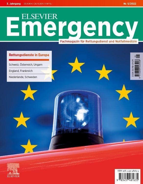 Elsevier Emergency. Rettungsdienst in Europa. 5/2022: Fachmagazin für Rettungsdienst und Notfallmedizin Medicine
