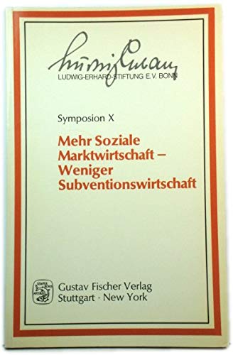 Mehr Soziale Marktwirtschaft. Weniger Subventionswirtschaft Books