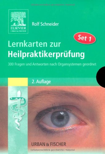 Lernkarten zur Heilpraktiker-Prüfung : Lernkarten zur Heilpraktiker-Prüfung Set 1: 300 Fragen und Antworten nach Organsystemen geordnet Medicine